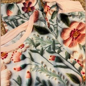 Bamboo Pink Floral Pajamas 3T